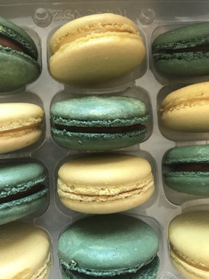 NEW: Lemon Curd AND Chocolate French Macarons (Box of 12) Evelyn R. Cooke - The #EvCooks Store