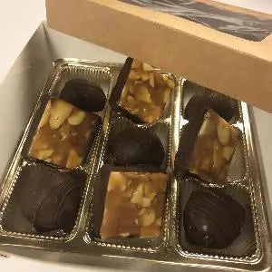 The Split Decision: Truffles and Almond Caramels Treat Box Evelyn R. Cooke - The #EvCooks Store